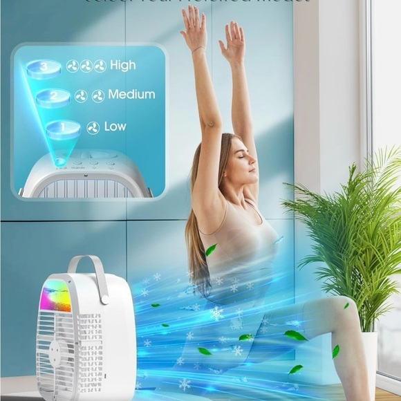 NIB! Portable Air Cooler with Remote - Picture 4 of 8